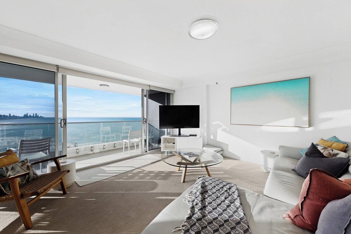 2 Bedroom Superior Ocean View Apartment | Living area | TV, DVD player
