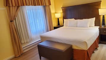 Individually decorated, individually furnished, desk, blackout curtains