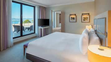 Habitación doble ejecutiva | Ropa de cama de alta calidad y minibar