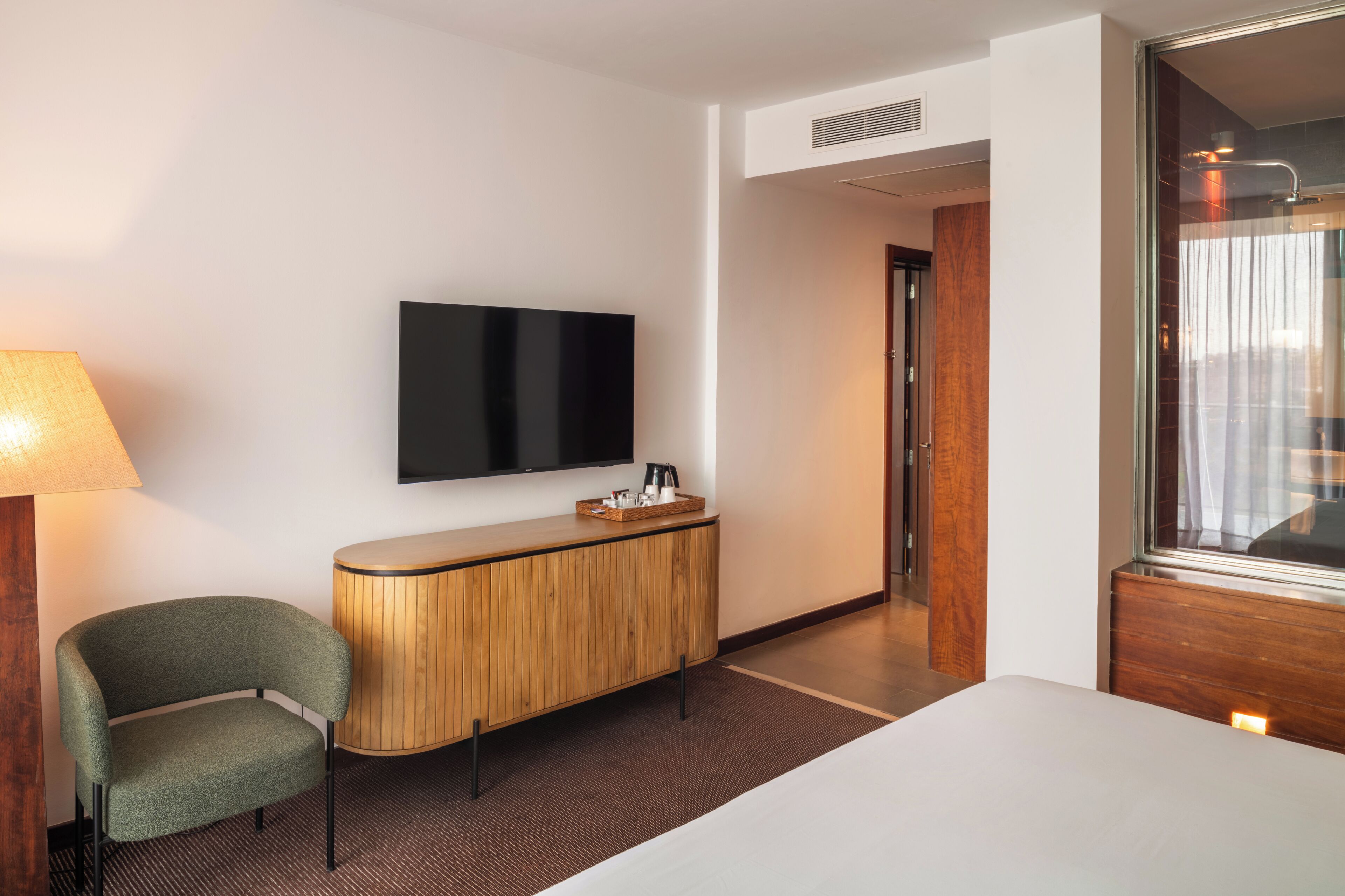 Minibar, blackout curtains, iron/ironing board, free WiFi