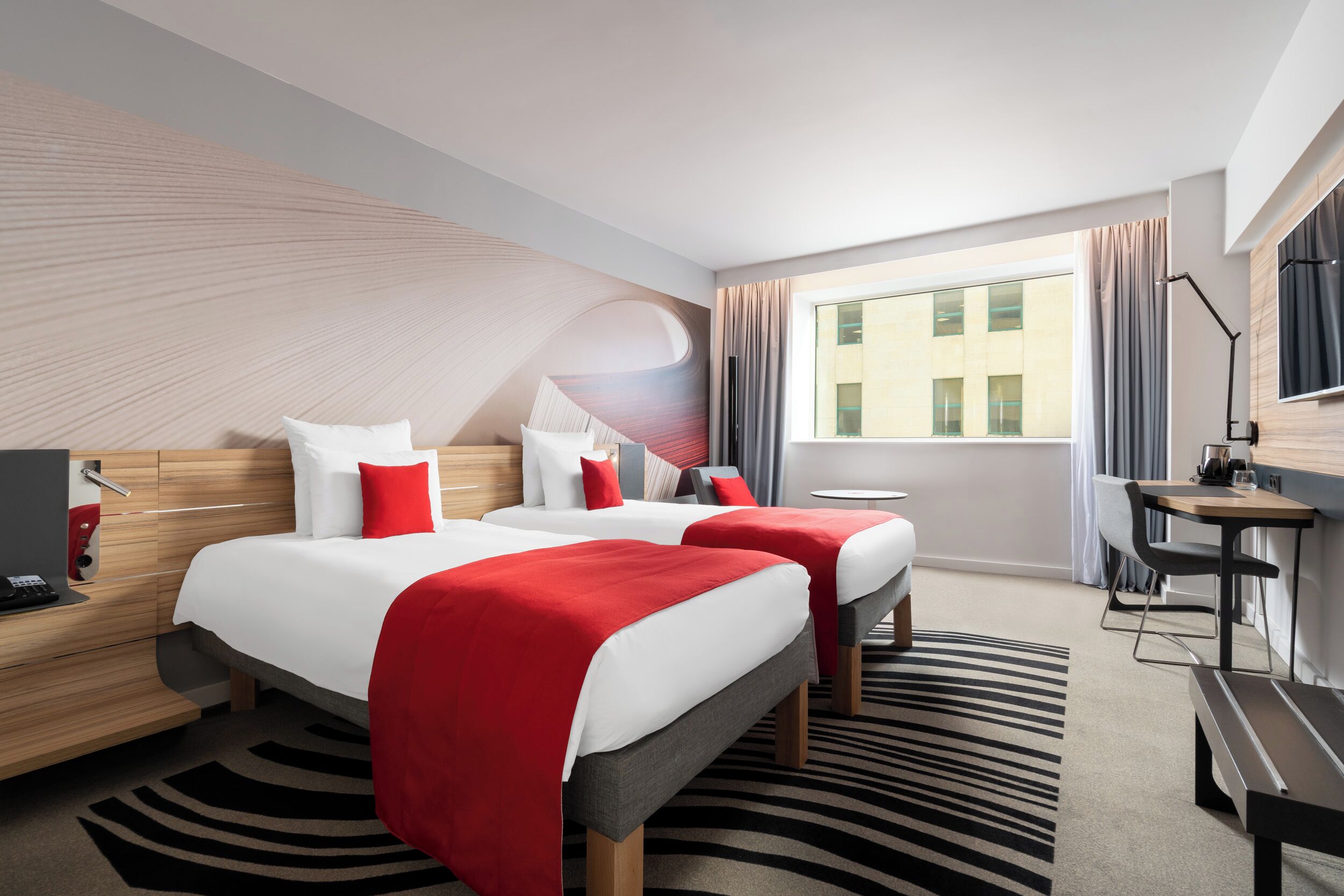 Superior Room, 2 Twin Beds | In-room safe, desk, laptop workspace, blackout drapes