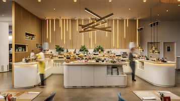 Daily buffet breakfast (EUR 21 per person)