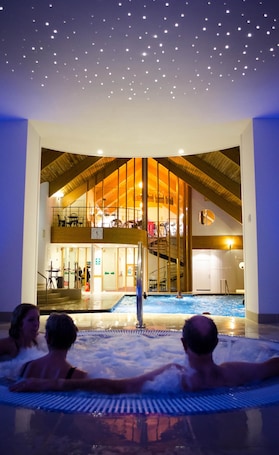 Sauna, hot tub, steam room, body treatments, hydrotherapy. Park Farm Hotel & Leisure