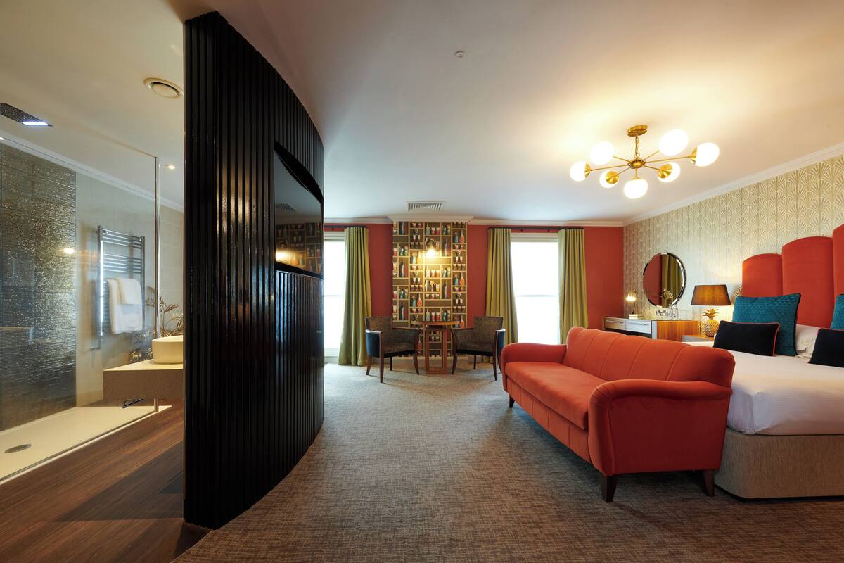 boutique suite | living area | lcd tv