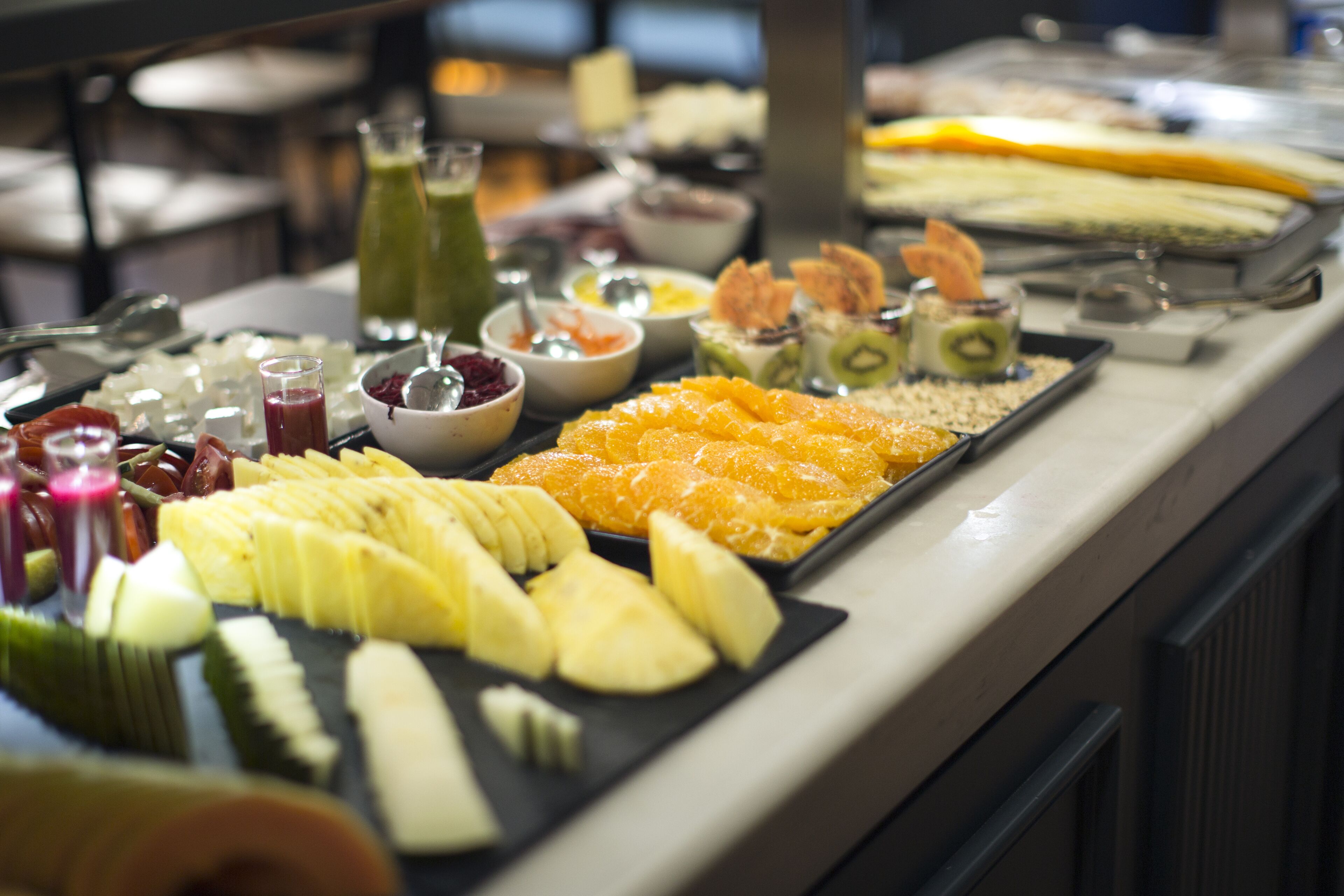 Daily buffet breakfast for a fee