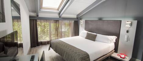 Double Room (Attic) | Minibar, in-room safe, desk, free WiFi