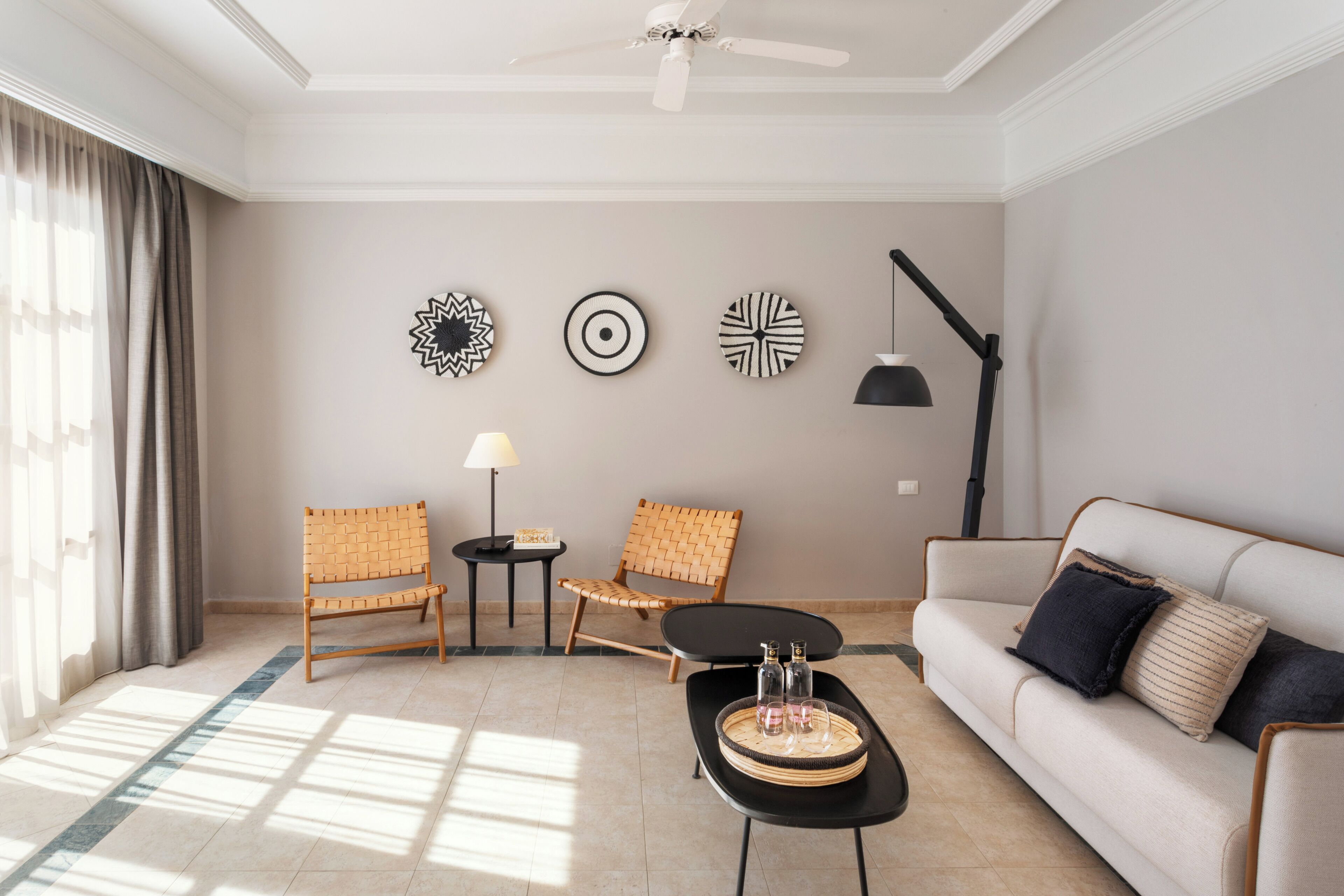 1 bedroom, hypo-allergenic bedding, down duvets, minibar