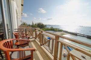 华丽双床房, 海景 | 阳台景观