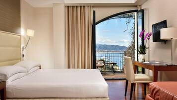 Italienische Bettbezüge von Frette, hochwertige Bettwaren, Minibar