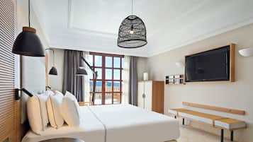 Literie de qualité supérieure, couette en duvet d'oie, minibar