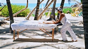 Salas para tratamentos a dois, tratamentos corporais