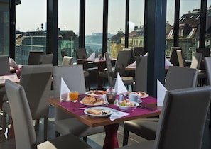 Gratis frukostbuffé varje dag