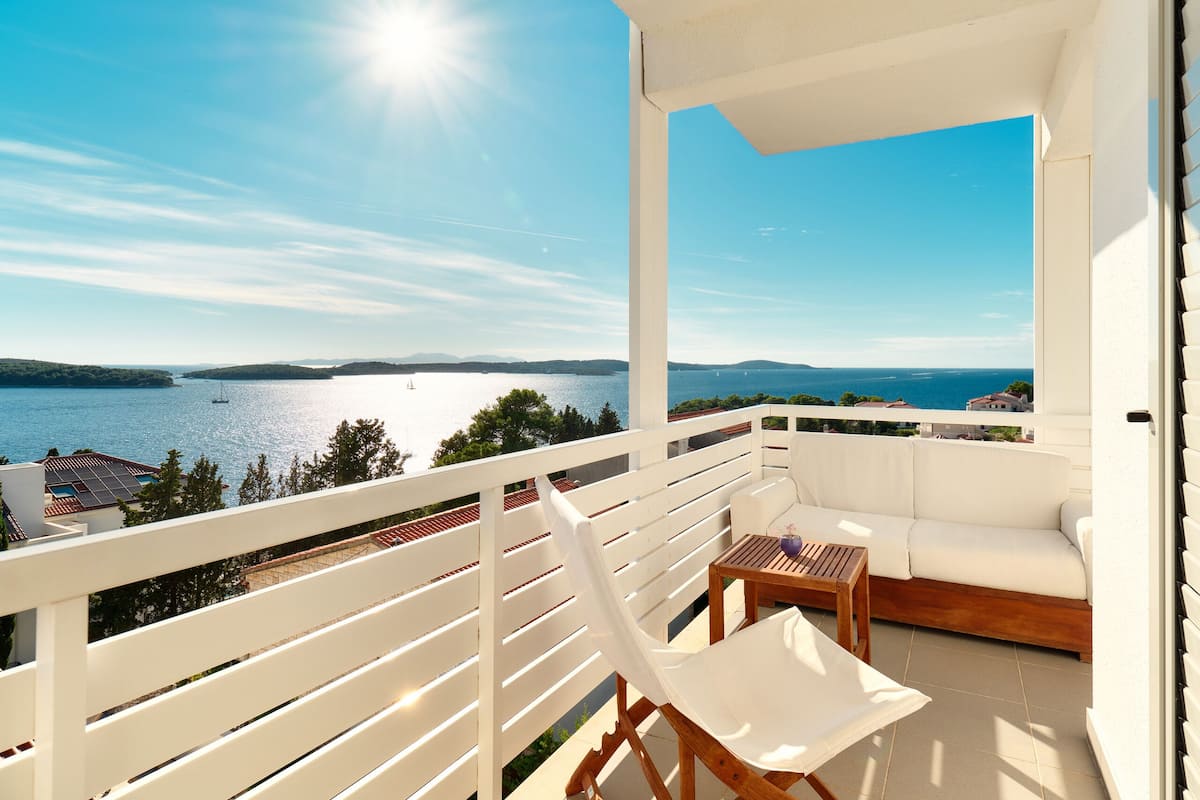 Suite, 2 Bedrooms, 2 Bathrooms, Sea View | Balcony view