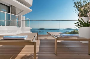 Penthouse One-Bedroom Suite, Terrace, Balcony, Sea View | Beach/ocean view