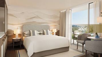 Superior Double Room, Balcony, Sea View | 1 bedroom, minibar, in-room safe, desk