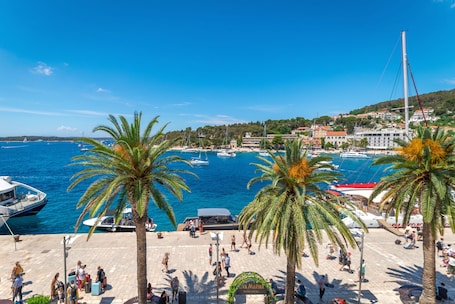 Corner Suite Balcony Sea View | View from room. Riva Marina Hvar Hotel