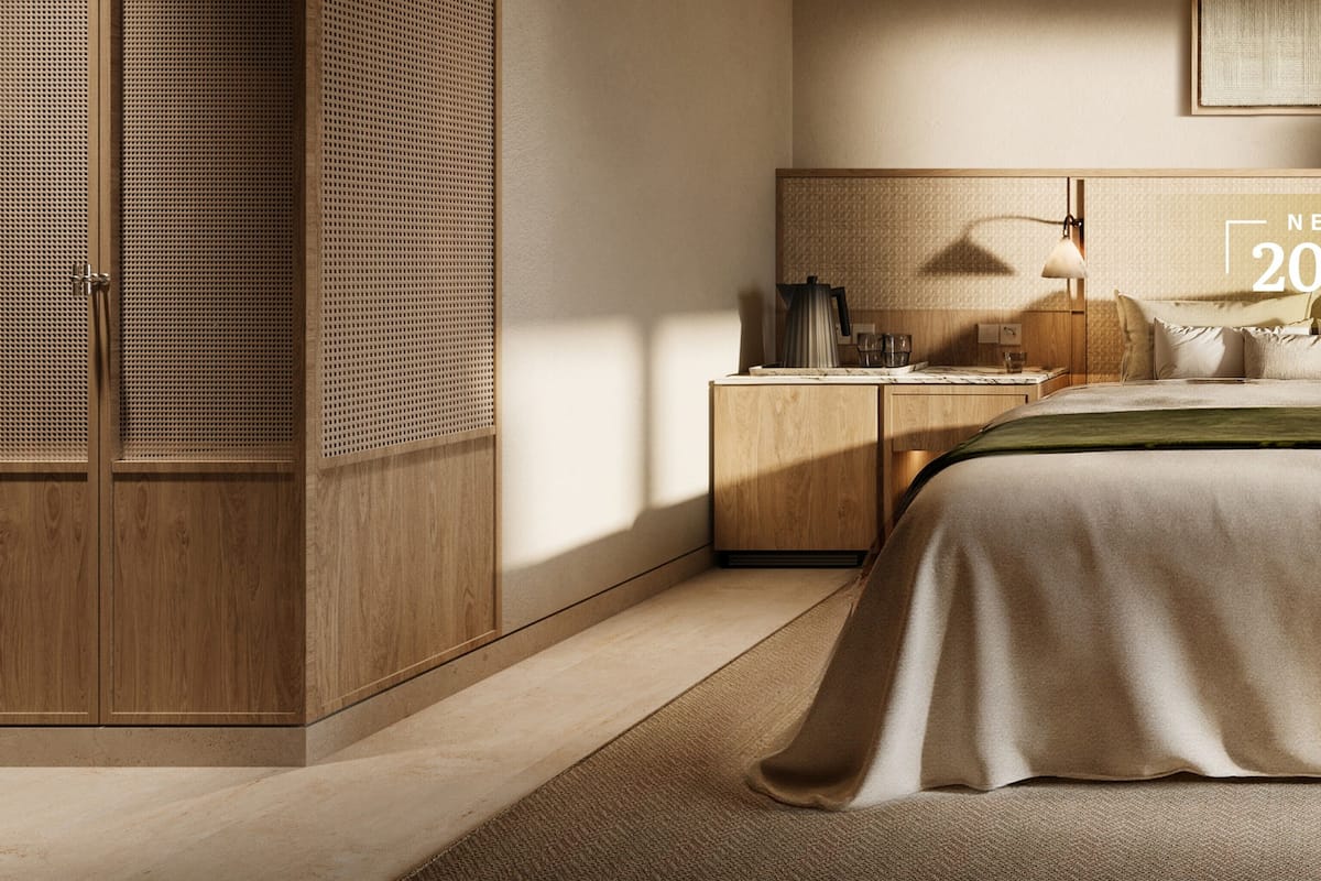 Premium bedding, free minibar items, desk, blackout drapes