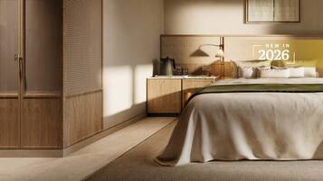 Hochwertige Bettwaren, Minibar (mit einigen kostenlosen Artikeln)