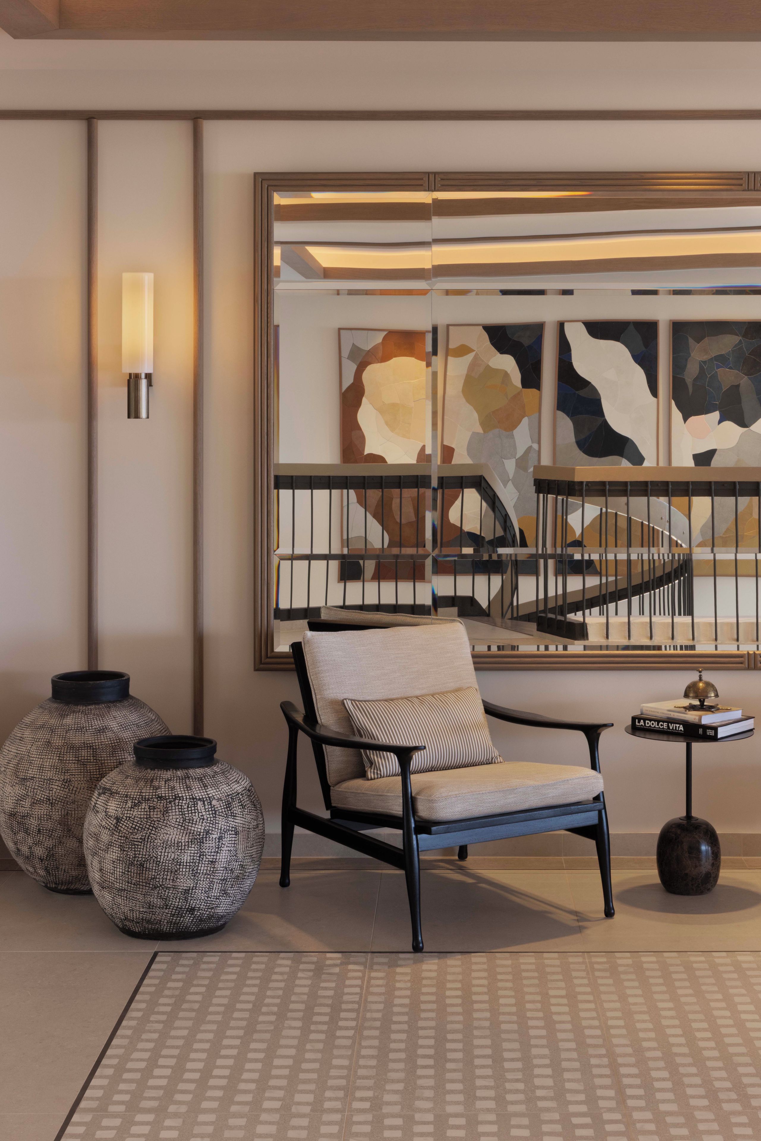 Sala de estar en el lobby
