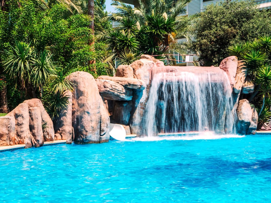 Seasonal outdoor pool