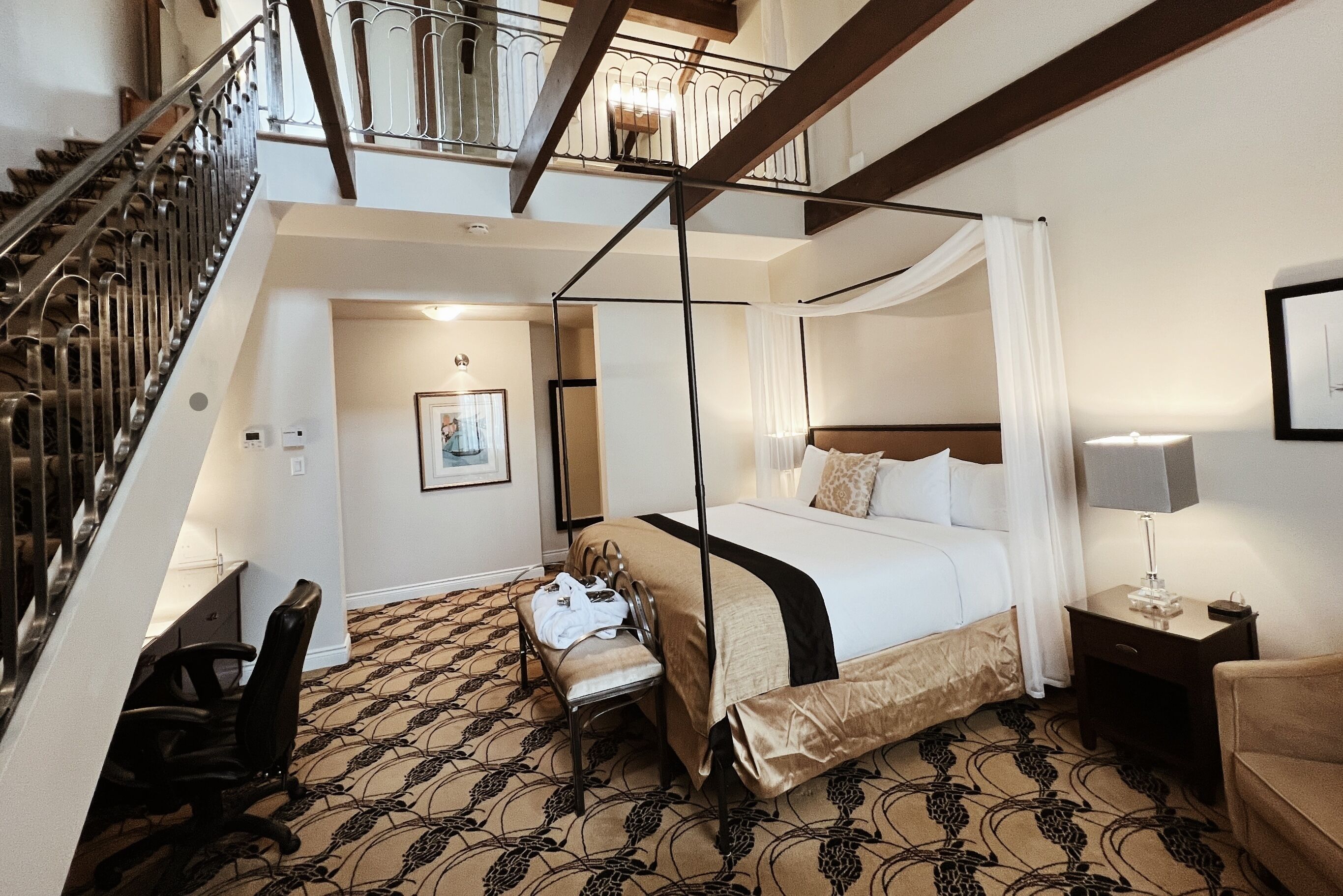 contemporary junior suite (lady godiva & sewell)  | 1 bedroom, hypo-allergenic bedding, down duvets, pillow-top beds