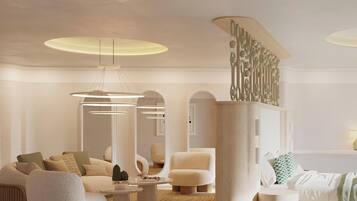 Minibar, coffres-forts dans les chambres, bureau, Wi-Fi gratuit