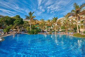 2 outdoor pools, sun loungers - Hipotels Natura Palace - Adults only (Yaiza)