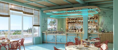 Petit déjeuner et dîner servis sur place