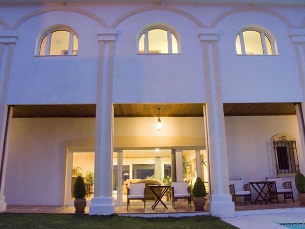 Façade de l’hébergement