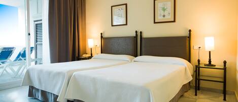 1 slaapkamer, een kluis op de kamer, individueel gedecoreerd