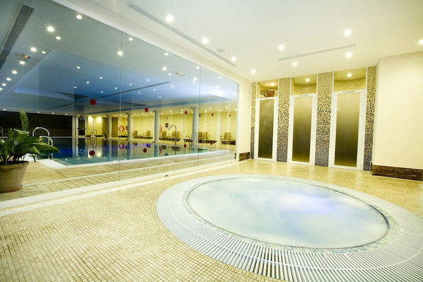 Sauna, hot tub, Turkish bath/hammam, body treatments, hydrotherapy - Hotel Monarque Fuengirola Park (Fuengirola)
