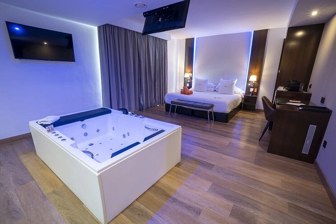 Superior tweepersoonskamer, 1 kingsize bed, niet-roken, terras | Bubbelbad