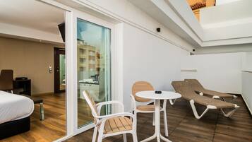 Superior tweepersoonskamer, 1 kingsize bed, niet-roken, terras | Terras