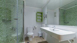 Single Room | Bathroom | Free toiletries, hair dryer, towels - Prince Park Hotel (Benidorm)