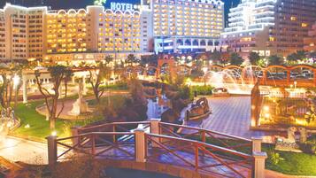 Front of property – evening/night