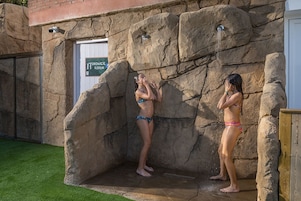 2 outdoor pools, open 10:00 AM to 9:00 PM, pool umbrellas, sun loungers