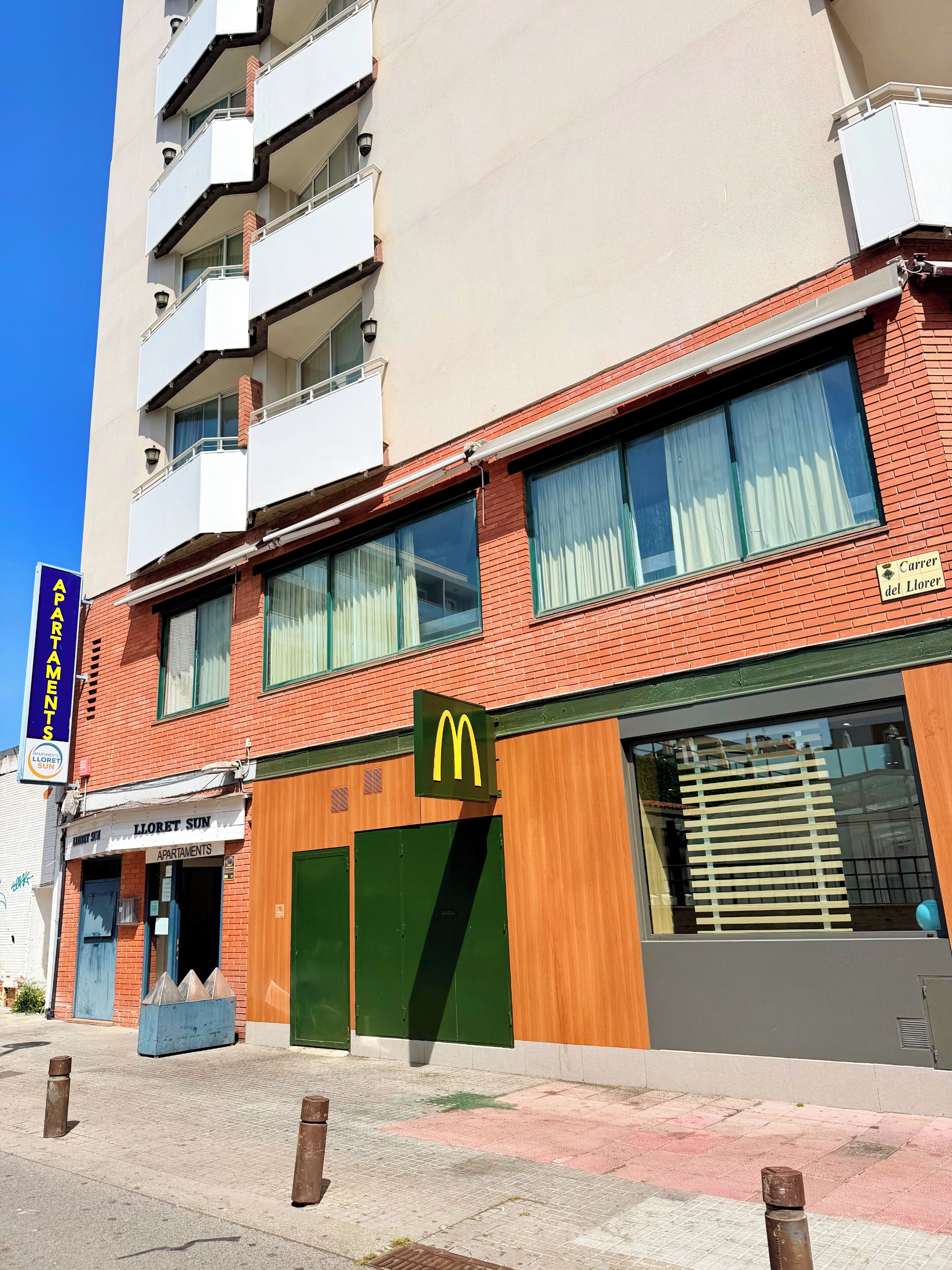 Façade de l’hébergement