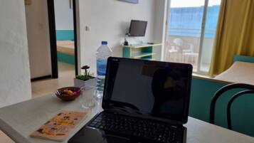 Basic Apartment, 1 Bedroom, Balcony | 1 bedroom, desk, blackout drapes, iron/ironing board