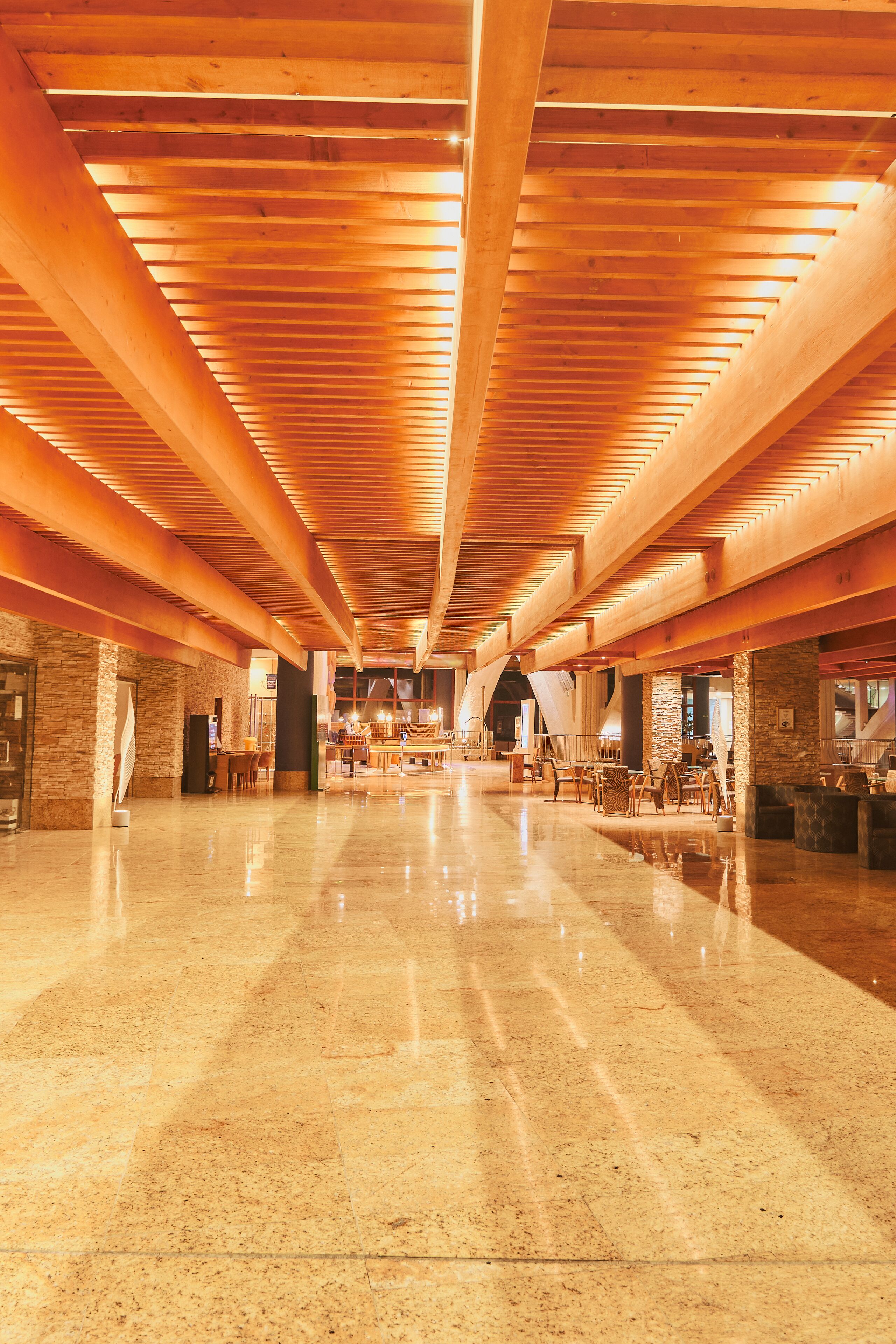 Interior entrance