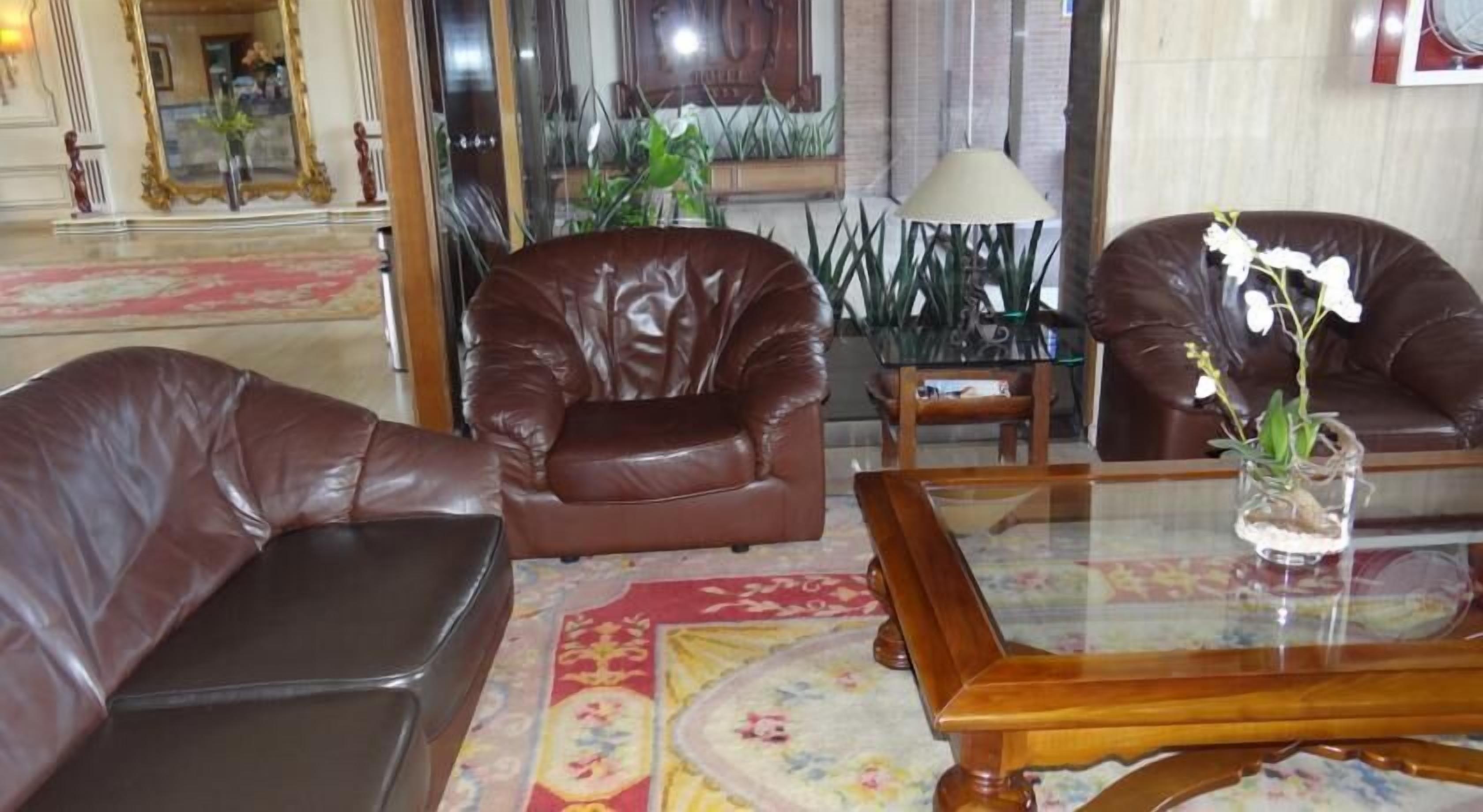 Sala de estar en el lobby