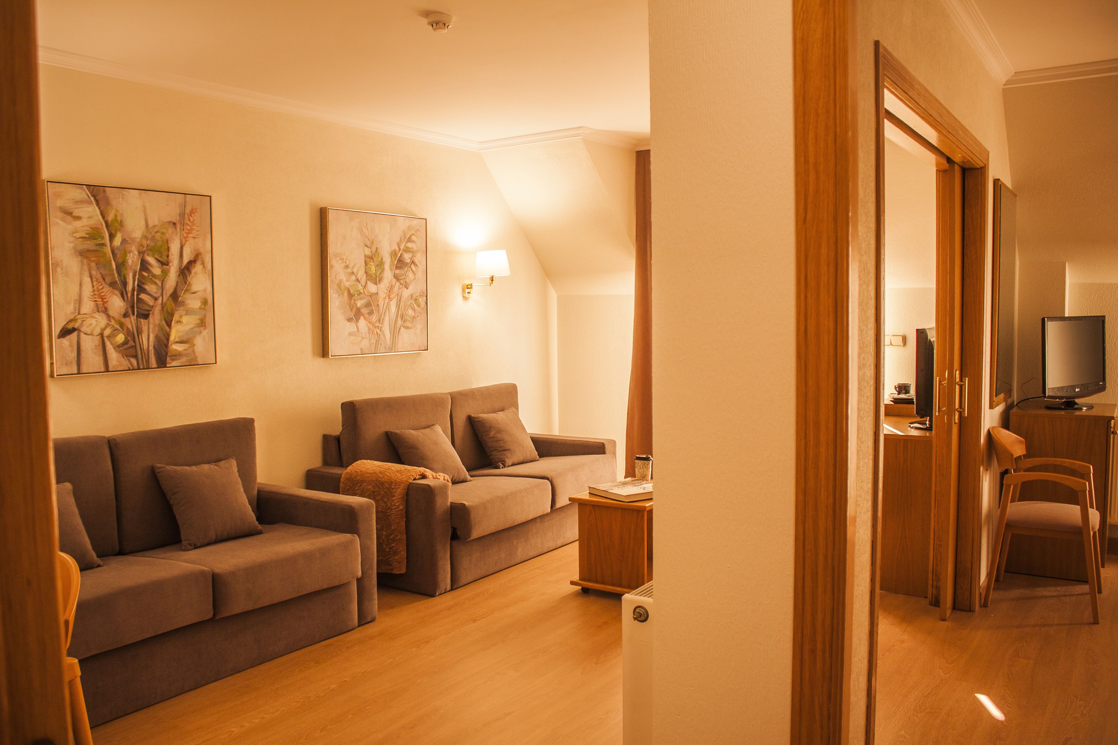 junior studio suite | 1 bedroom, in-room safe, desk, laptop workspace