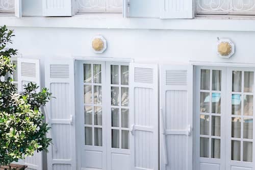Fassade der Unterkunft