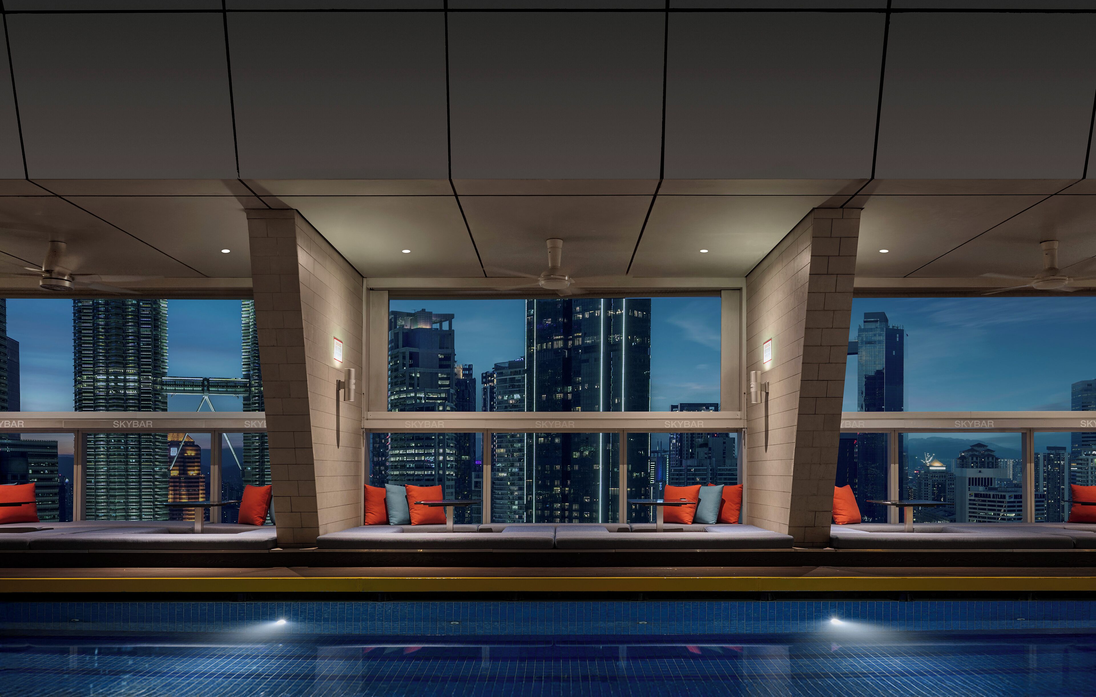 Indoor pool, open 7:00 AM to 6:00 PM, pool loungers