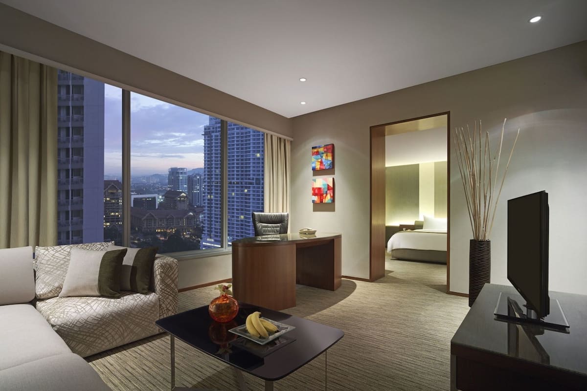 Ropa de cama hipoalergénica, edredón y minibar