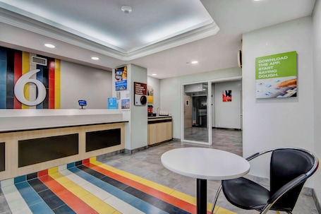 Lobby. Motel 6 San Antonio, TX - Sea World North