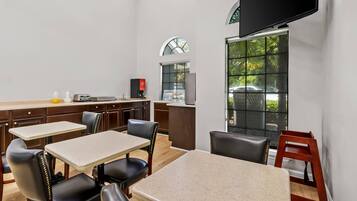 Kontinental frokost er inkludert hver dag