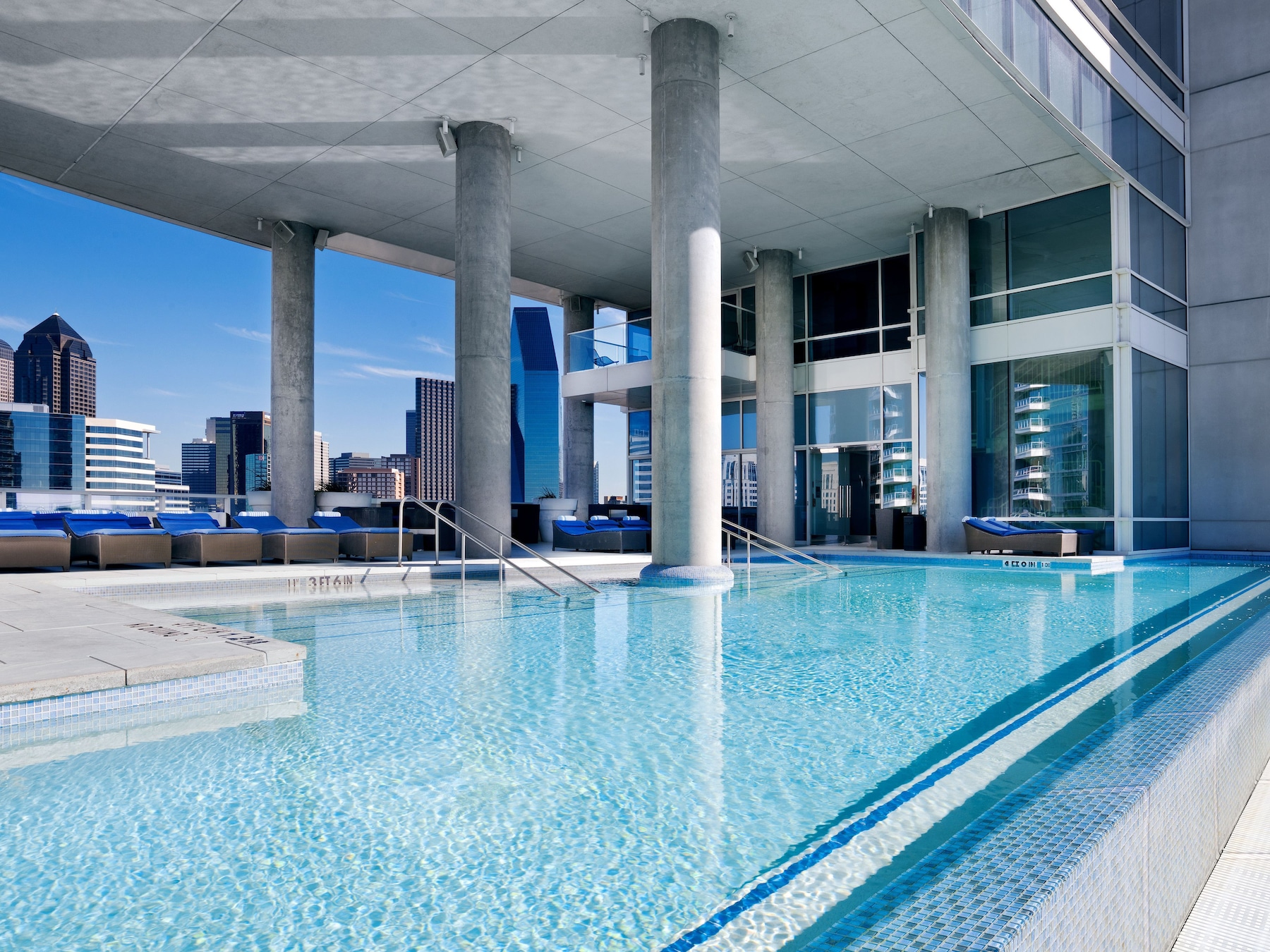 Seasonal outdoor pool