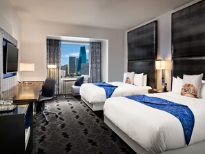 Premium bedding, pillow-top beds, in-room safe, desk - W Dallas (Dallas)