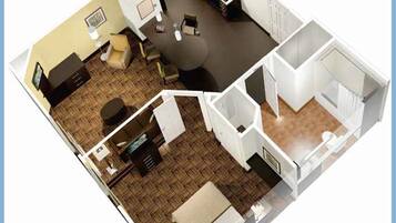 Suite, 1 habitación | Plano