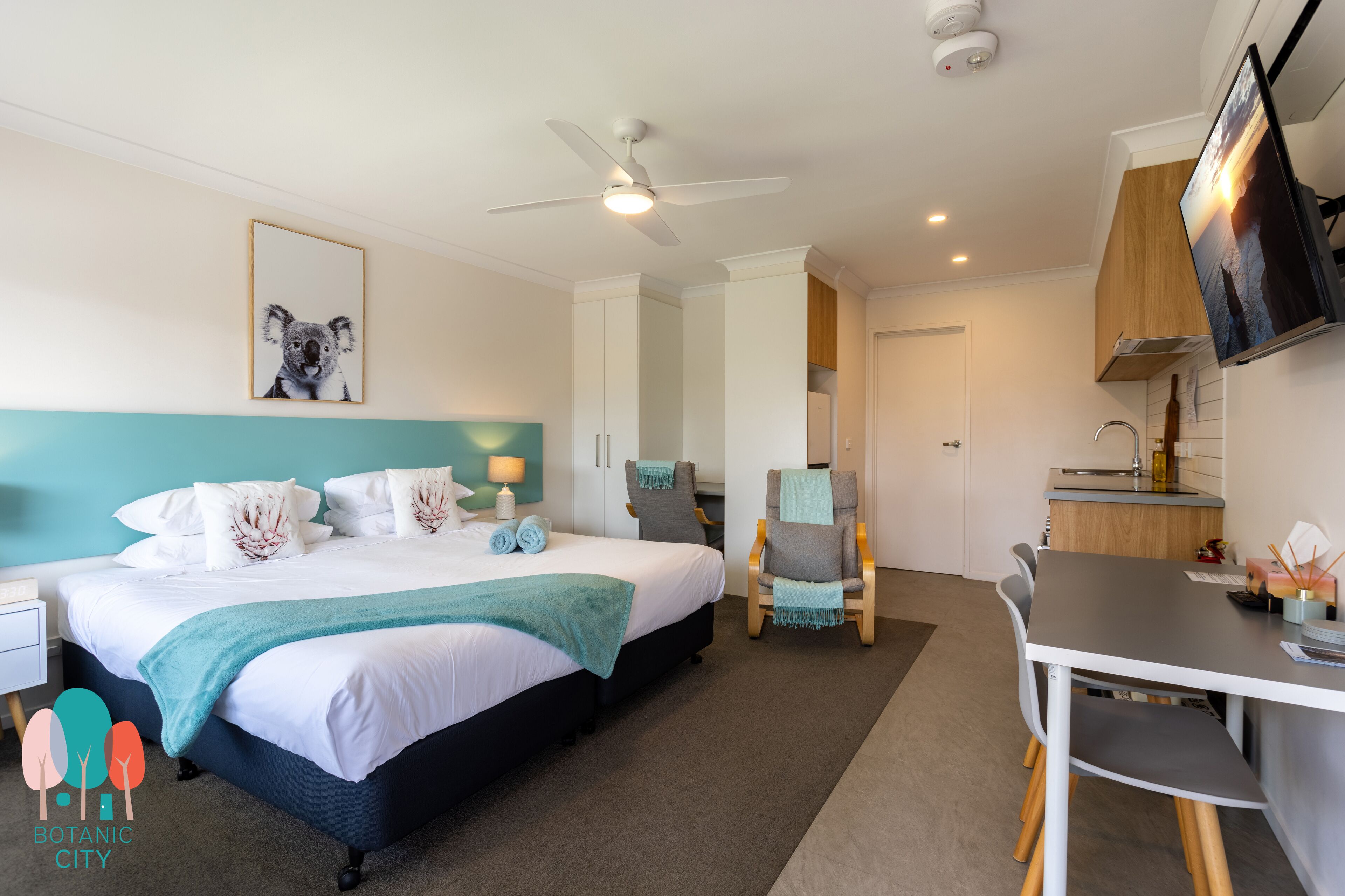 標準開放式客房 (King) | 高級寢具、舒適加層、獨特裝潢、布置獨特